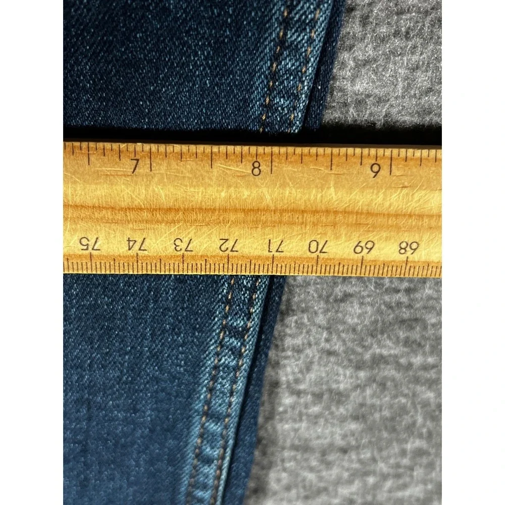 Hollister Bootcut Jeans Mens‎ 34x30 Dark Wash Denim Blue Fits 34x29